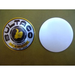 BULTACO LOGO EN METAL PARA DEPOSITOS DE GASOLINA