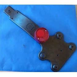 PORTA MATRICULA GOMA + PILOTO, PARA MONTESA COTA Y ENDURO