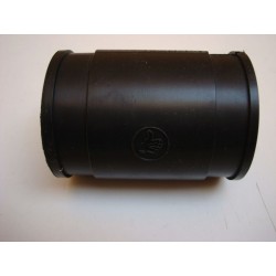 GOMA UNION ESCAPE/CODO,  CON LOGO PARA BULTACO SHERPA, ALPINAS Y