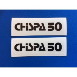 BULTACO "CHISPA 50" JUEGO ANAGRAMAS PARA DEPOSITO