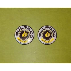 LOGO BULTACO GRIS, VARIOS MODELOS "UNIDAD" 60 mm RESINA FLEXIBLE