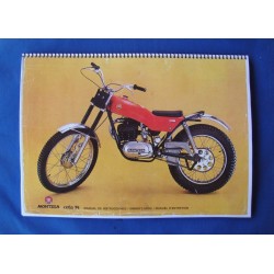 MANUAL INSTRUCCIONES Y DESPIECE MONTESA COTA 74 " ES COPIA "