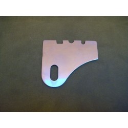 PLETINA SELECTOR MARCHAS  REF. 1064-118 ( ACERO INOX ) COTA 25 A